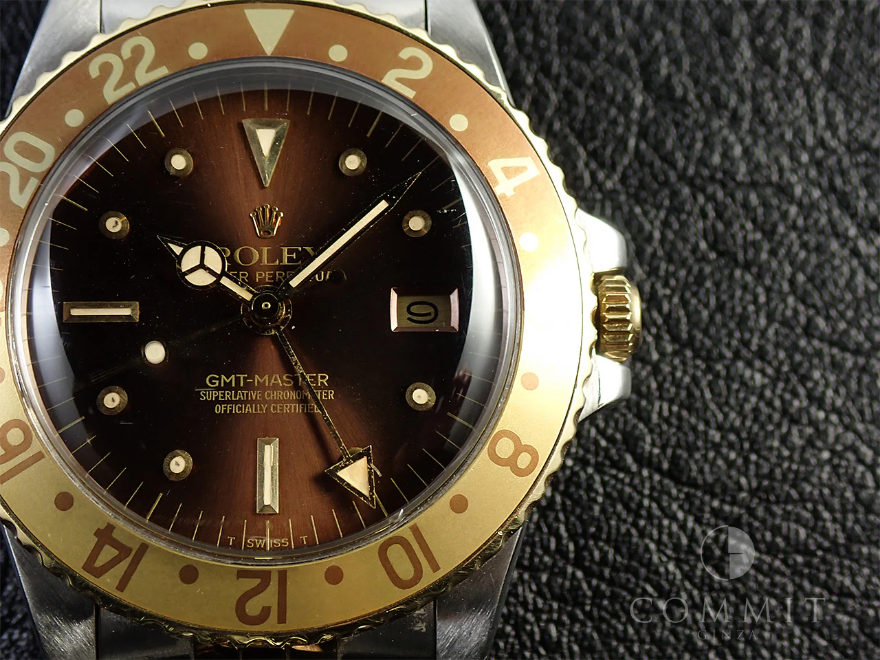 ロレックス GMTマスター Ref.1675/3 ステンレススチール/イエローゴールド ブラウン文字盤 ジュビリーブレスレット 中古 803ZWR20 - Image 15