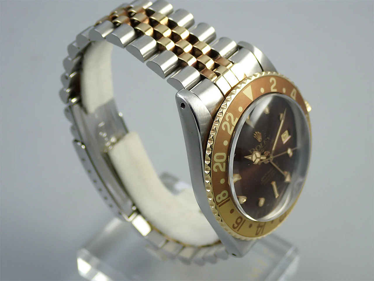 ロレックス GMTマスター Ref.1675/3 ステンレススチール/イエローゴールド ブラウン文字盤 ジュビリーブレスレット 中古 803ZWR20 - Image 5
