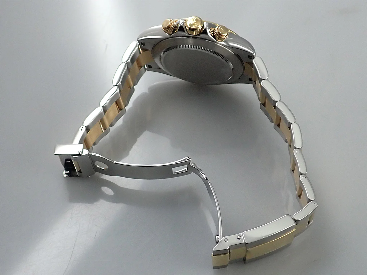 ロレックス デイトナ Ref.116523 ステンレススチール/イエローゴールド ブラック文字盤 - Image 8