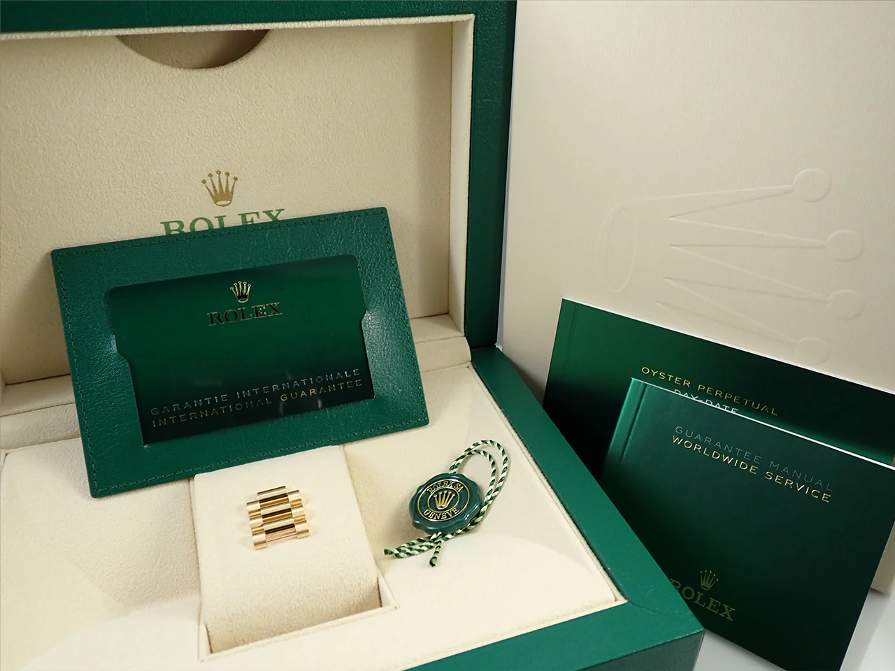 ロレックス デイデイト36 Ref.128238A イエローゴールド グリーンオンブレ文字盤 - Image 8