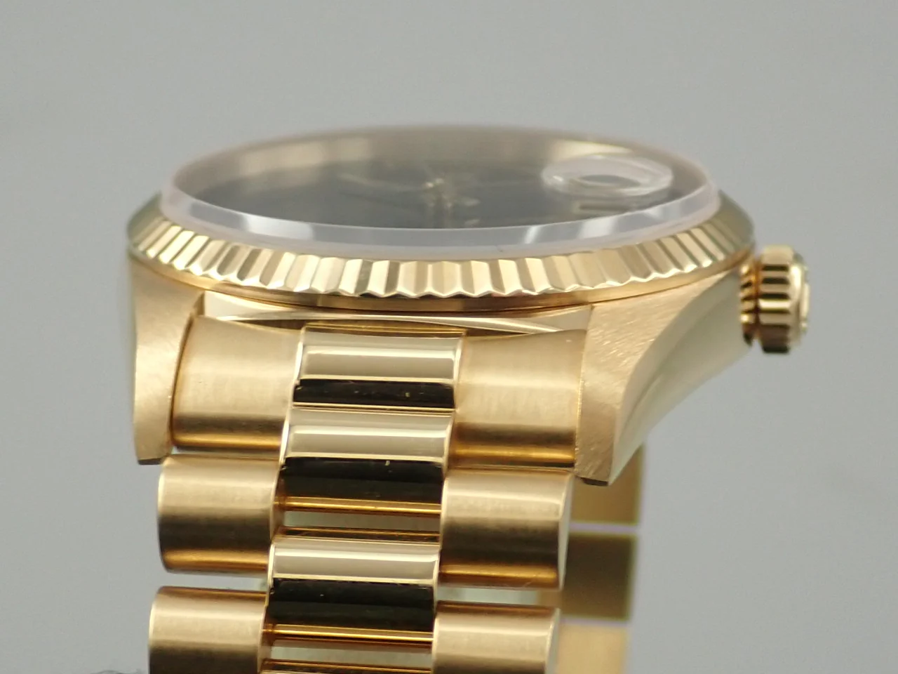 ロレックス デイデイト36 Ref.18238 イエローゴールド オニキス文字盤 - Image 6