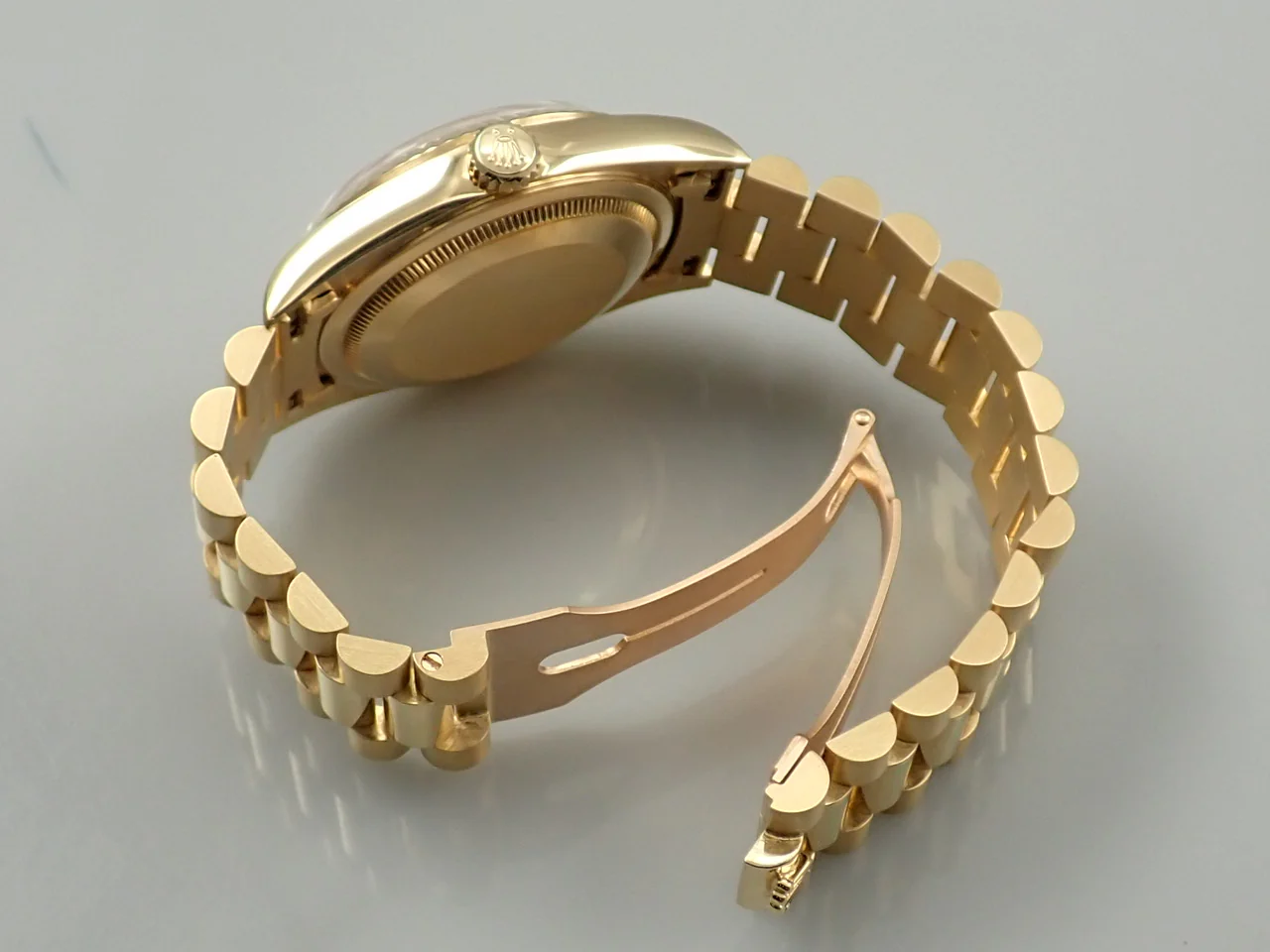 ロレックス デイデイト36 Ref.18238 イエローゴールド オニキス文字盤 - Image 8