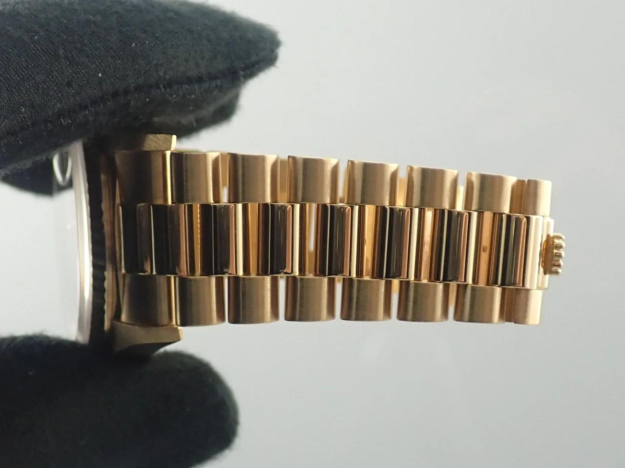 ロレックス デイデイト36 Ref.18238 イエローゴールド オニキス文字盤 - Image 9