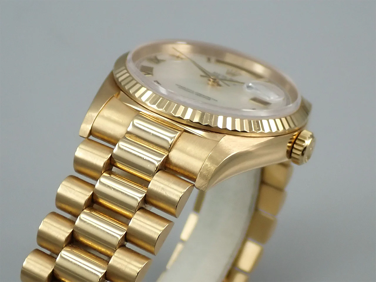 ロレックス デイデイト36 Ref.18238NR イエローゴールド シェル文字盤 - Image 6