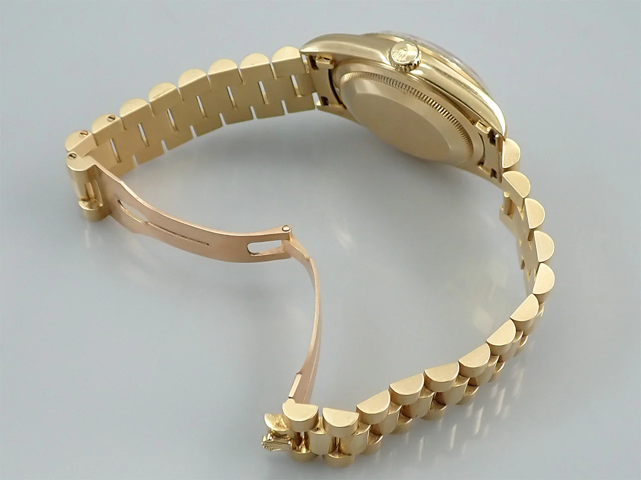 ロレックス デイデイト36 Ref.18238NR イエローゴールド シェル文字盤 - Image 8