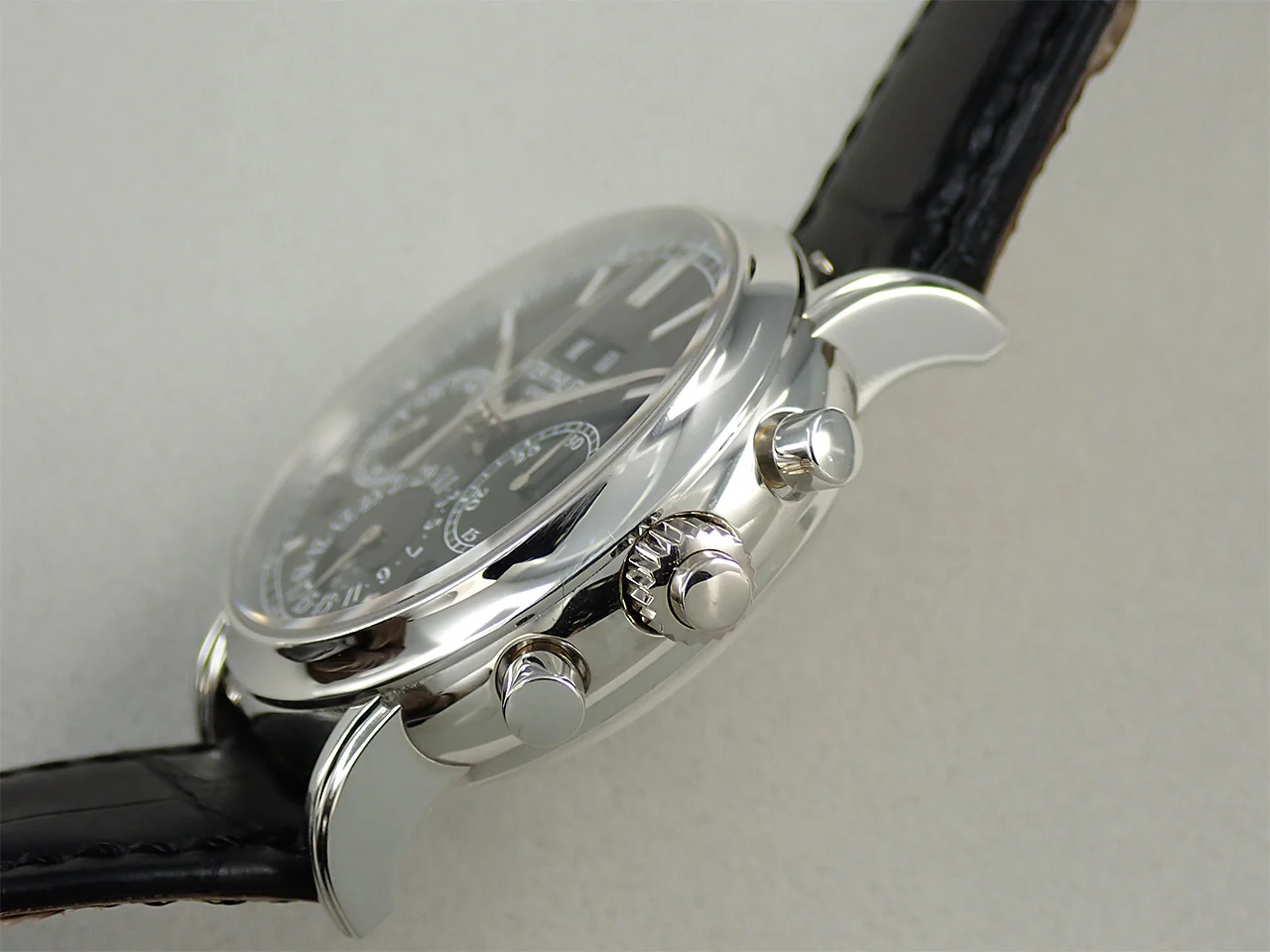 パテックフィリップ パーペチュアルカレンダー スプリットセコンド クロノグラフ Ref.5204P-011 プラチナ ブラック文字盤 - Image 4