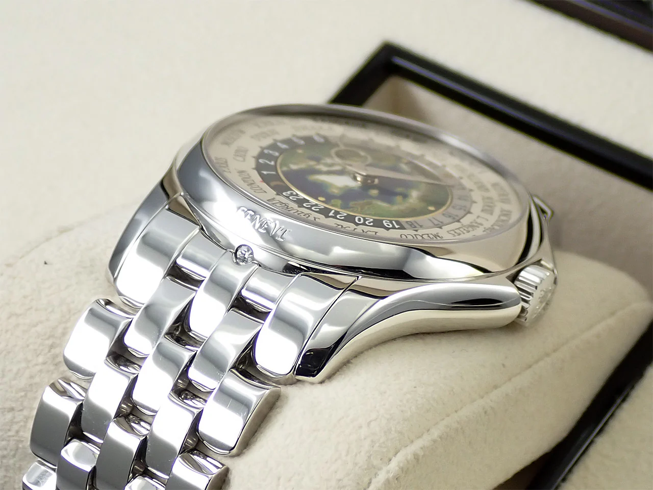 パテックフィリップ コンプリケーション ワールドタイム クロワゾネ Ref.5131/1P-001 プラチナ クロワゾネ文字盤 - Image 6