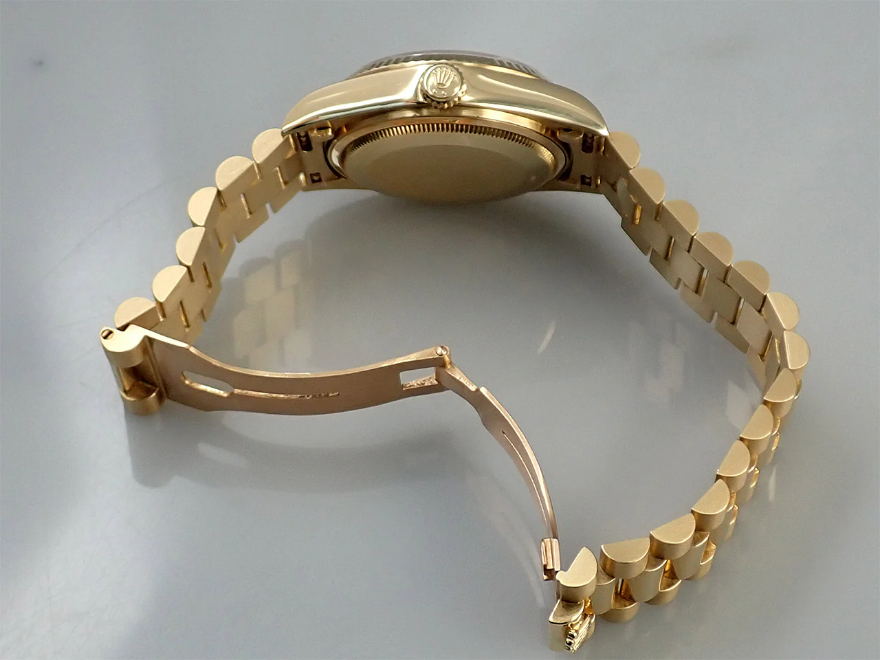 ロレックス デイデイト36 Ref.18038 イエローゴールド ブラック文字盤 - Image 9