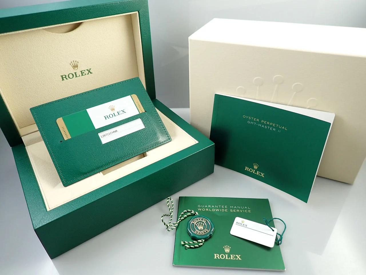 ロレックス GMTマスターII Ref.126711CHNR ステンレススチール/エバーローズゴールド ブラック文字盤 オイスターブレスレット - Image 10