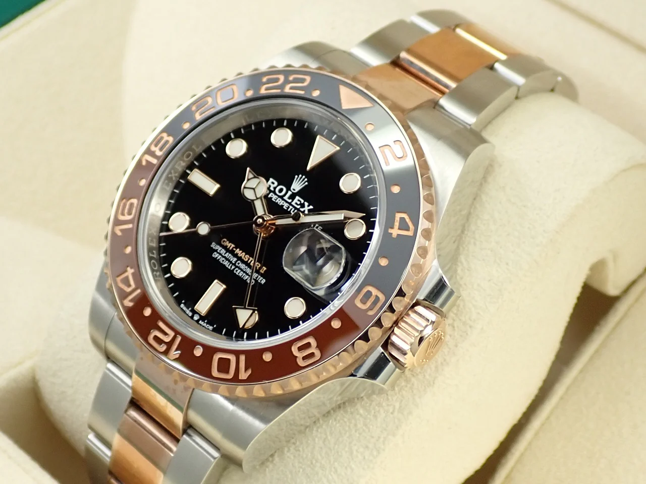 ロレックス GMTマスターII Ref.126711CHNR ステンレススチール/エバーローズゴールド ブラック文字盤 オイスターブレスレット - Image 4