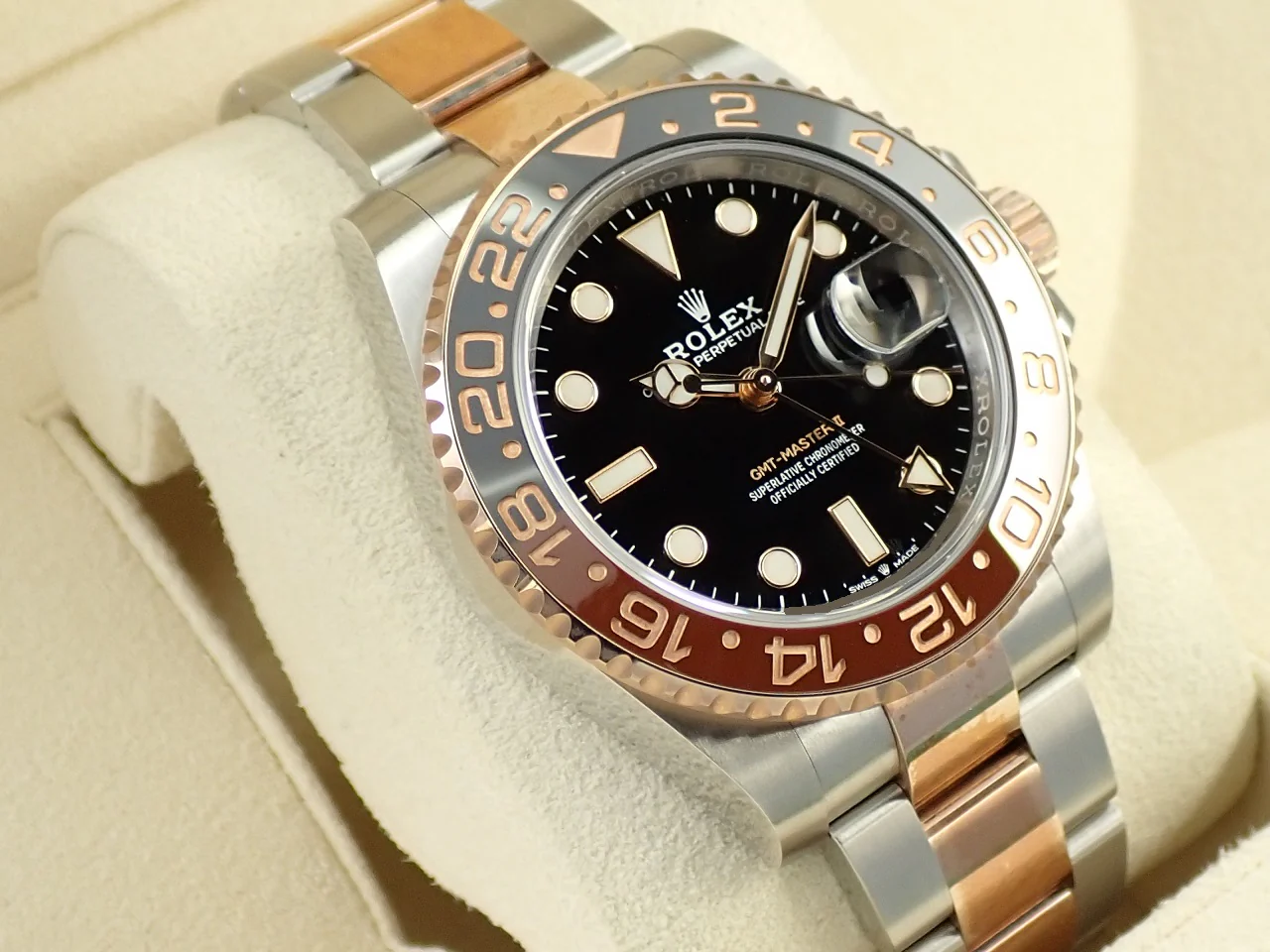 ロレックス GMTマスターII Ref.126711CHNR ステンレススチール/エバーローズゴールド ブラック文字盤 オイスターブレスレット - Image 5