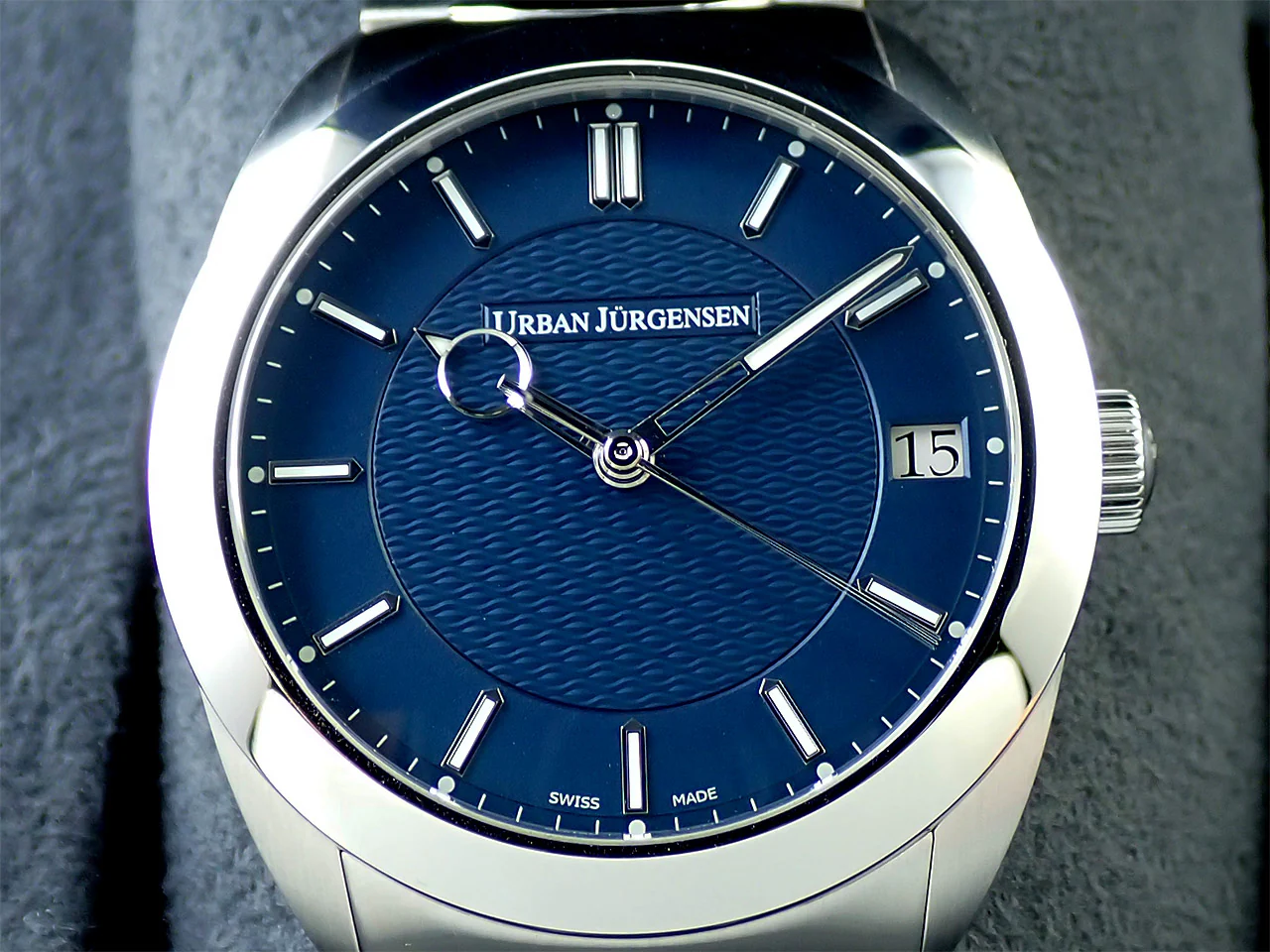 ウルバンヤーゲンセン ヤーゲンセンワン Ref.5241 ウルバンブルー文字盤 極美品 8JTMTVMM - Image 3
