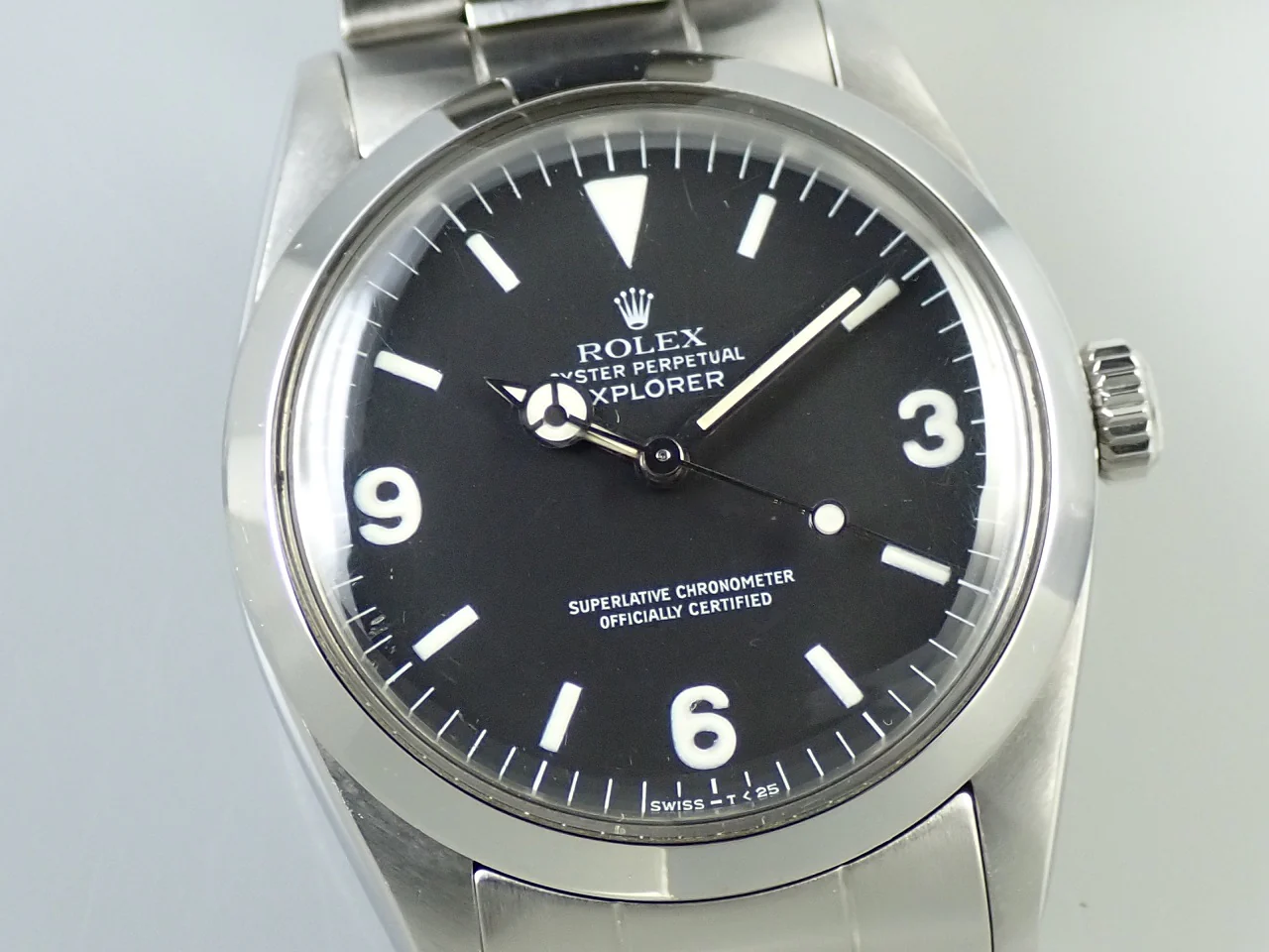 ロレックス エクスプローラーI Ref.1016 ステンレススチール ブラック文字盤 - Image 3