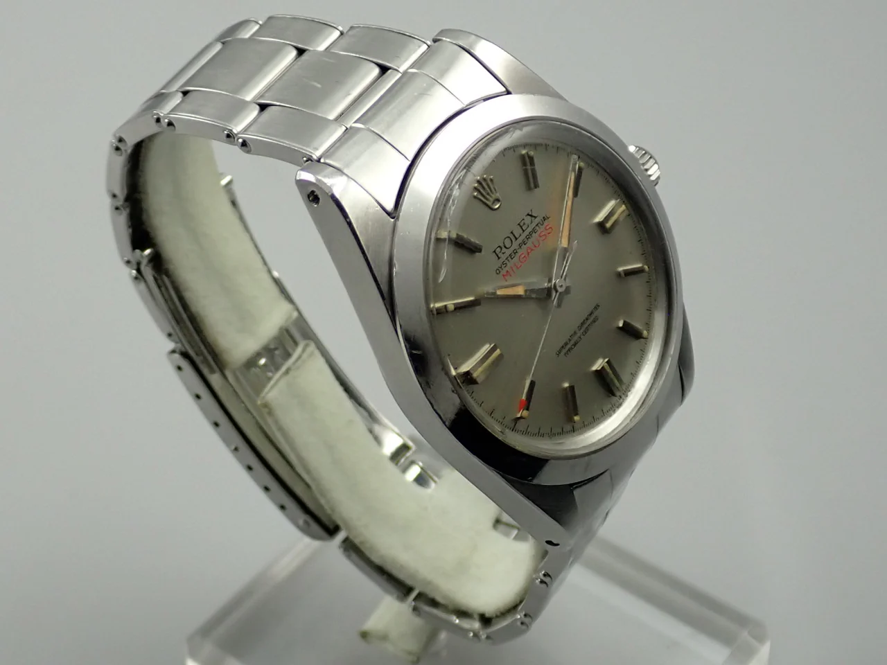 ロレックス ミルガウス Ref.1019 ステンレススチール シルバー文字盤 - Image 5