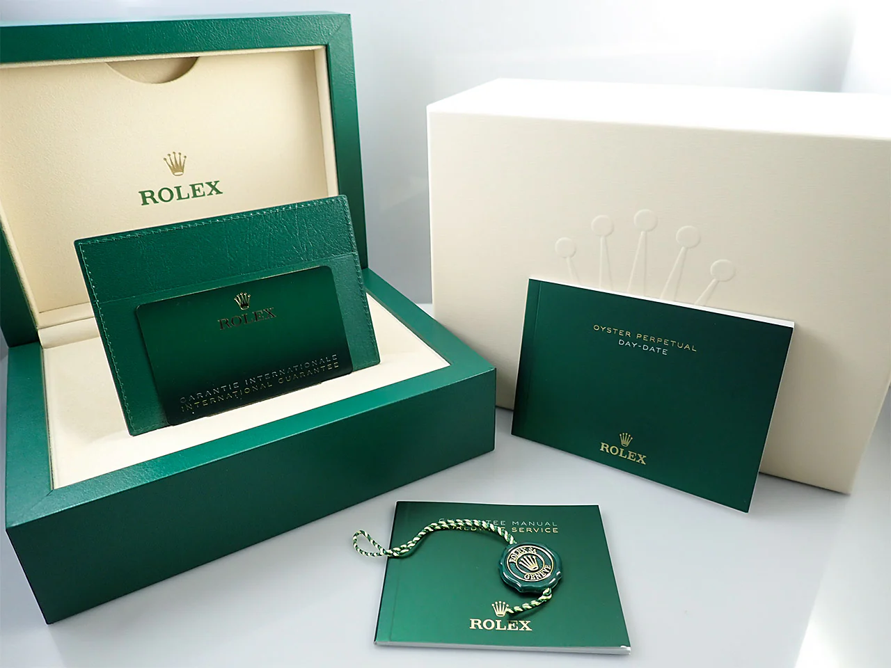 ロレックス デイデイト40 Ref.228238 イエローゴールド ホワイトローマン文字盤 - Image 8