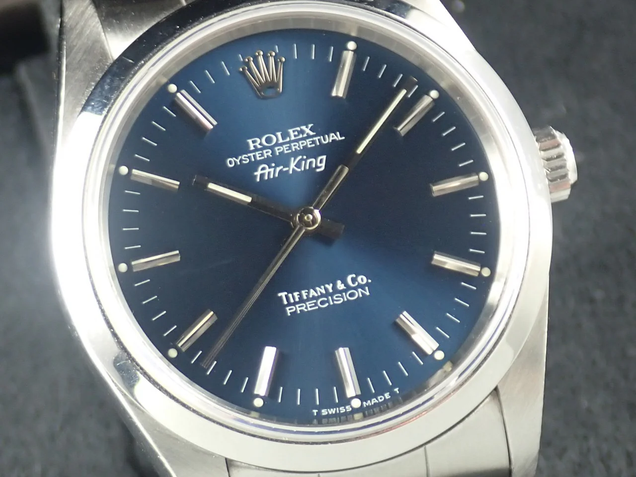 ロレックス エアキング Ref.14000 ステンレススチール ブルー文字盤 - Image 4