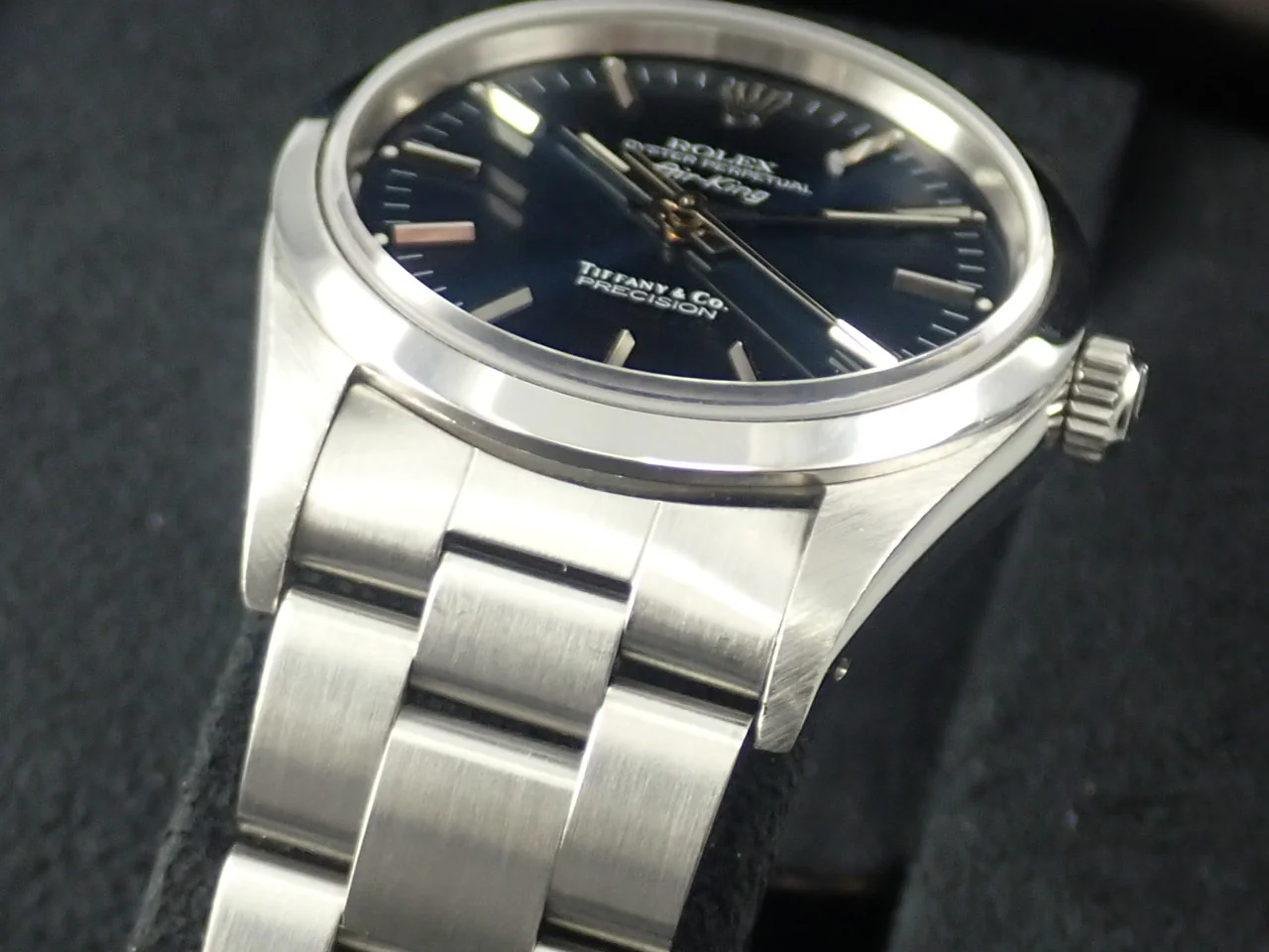 ロレックス エアキング Ref.14000 ステンレススチール ブルー文字盤 - Image 7