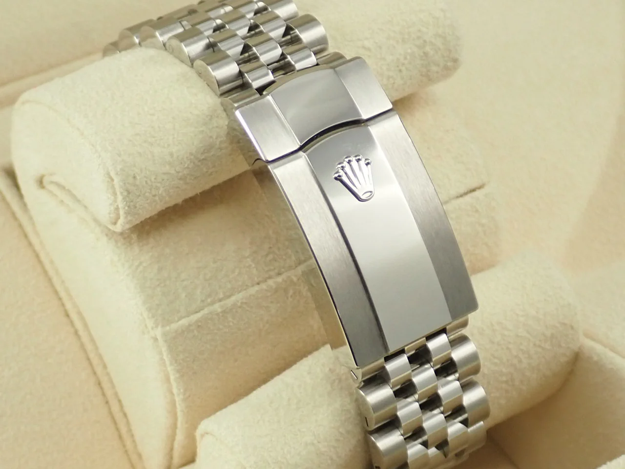 ロレックス デイトジャスト36 Ref.126200 ステンレススチール オリーブグリーン パームモチーフ文字盤 ジュビリーブレスレット - Image 7