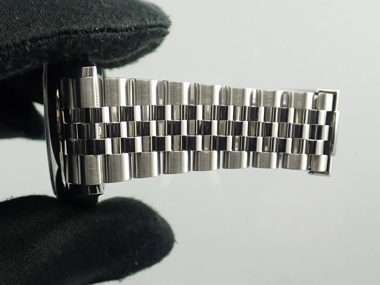 ロレックス デイトジャスト36 Ref.126200 ステンレススチール オリーブグリーン パームモチーフ文字盤 ジュビリーブレスレット - Image 9