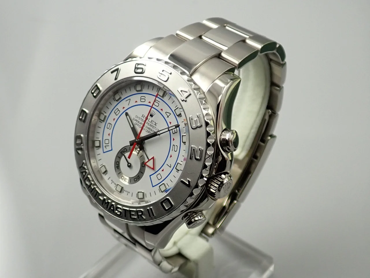 ロレックス ヨットマスターII Ref.116689 ホワイトゴールド ホワイト文字盤 - Image 4