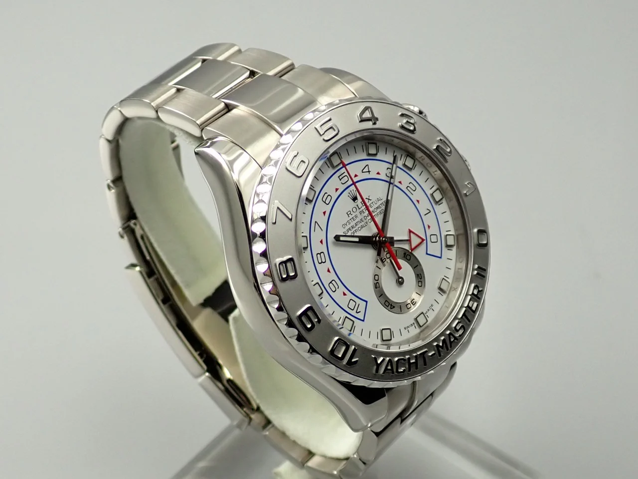 ロレックス ヨットマスターII Ref.116689 ホワイトゴールド ホワイト文字盤 - Image 5