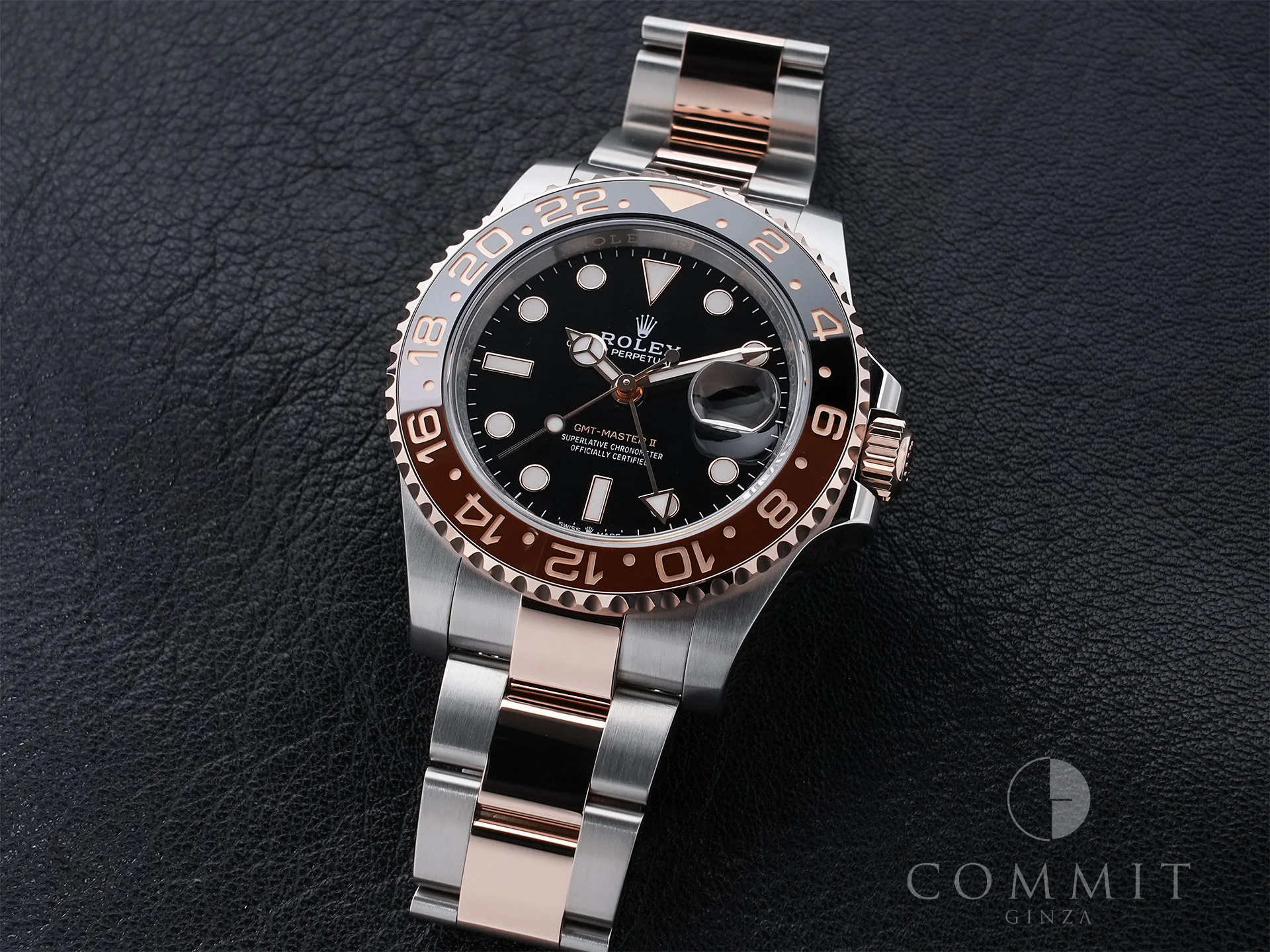 ロレックス GMTマスターII Ref.126711CHNR ステンレススチール/エバーローズゴールド ブラック文字盤 オイスターブレスレット 美中古 993x92k6 - Image 11