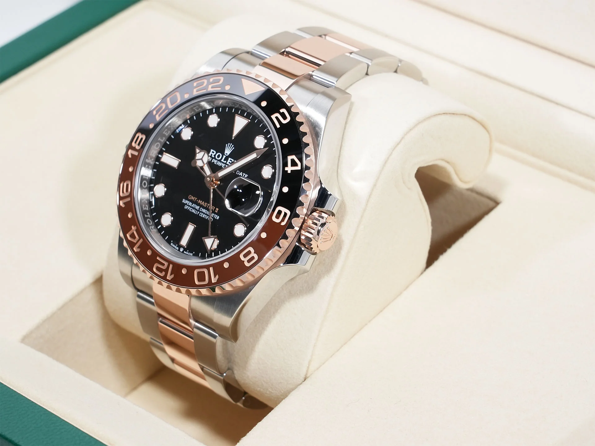 ロレックス GMTマスターII Ref.126711CHNR ステンレススチール/エバーローズゴールド ブラック文字盤 オイスターブレスレット 美中古 993x92k6 - Image 4