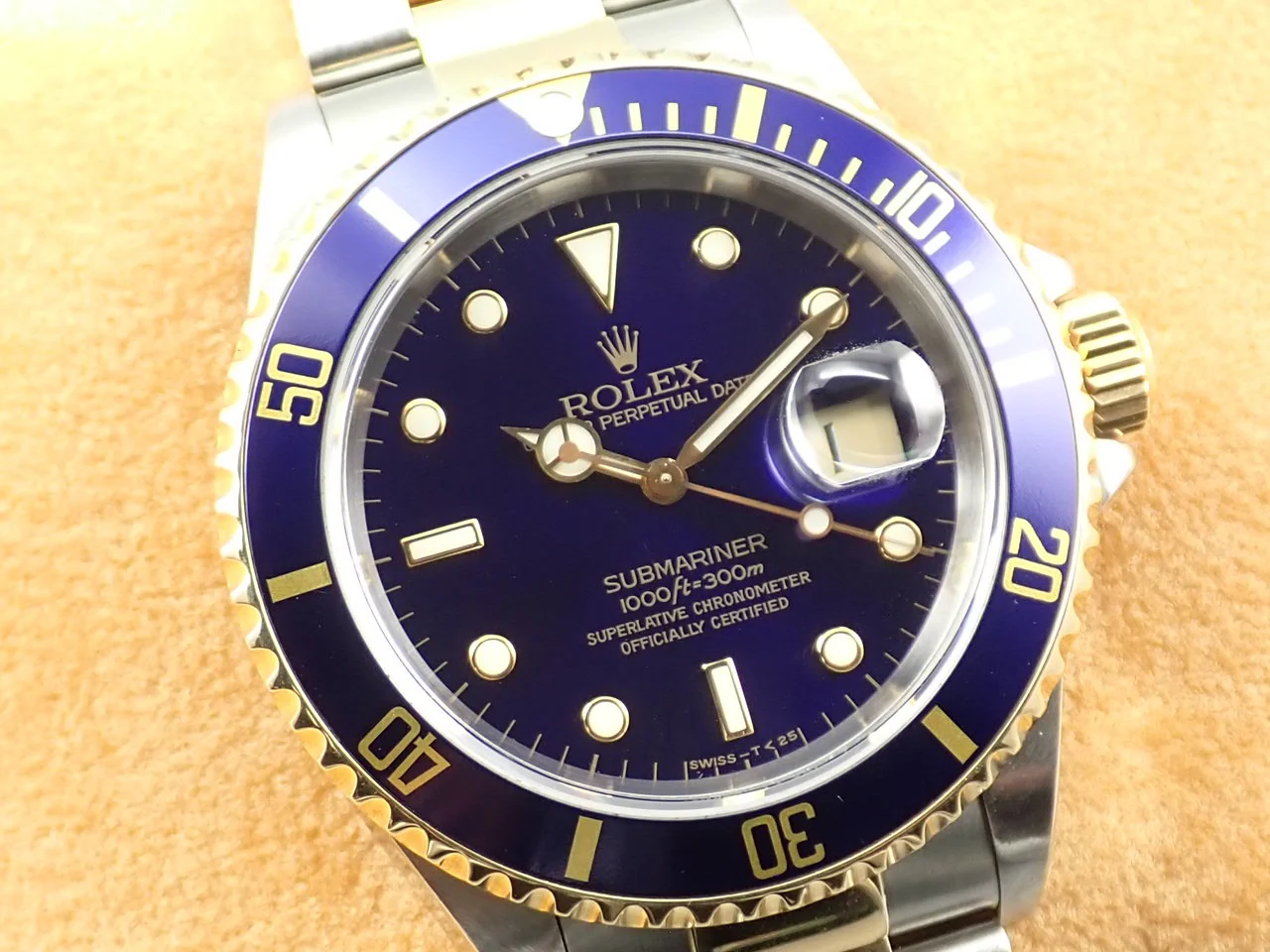 ロレックス サブマリーナー デイト Ref.16613 ステンレススチール/イエローゴールド ブルー文字盤 - Image 3