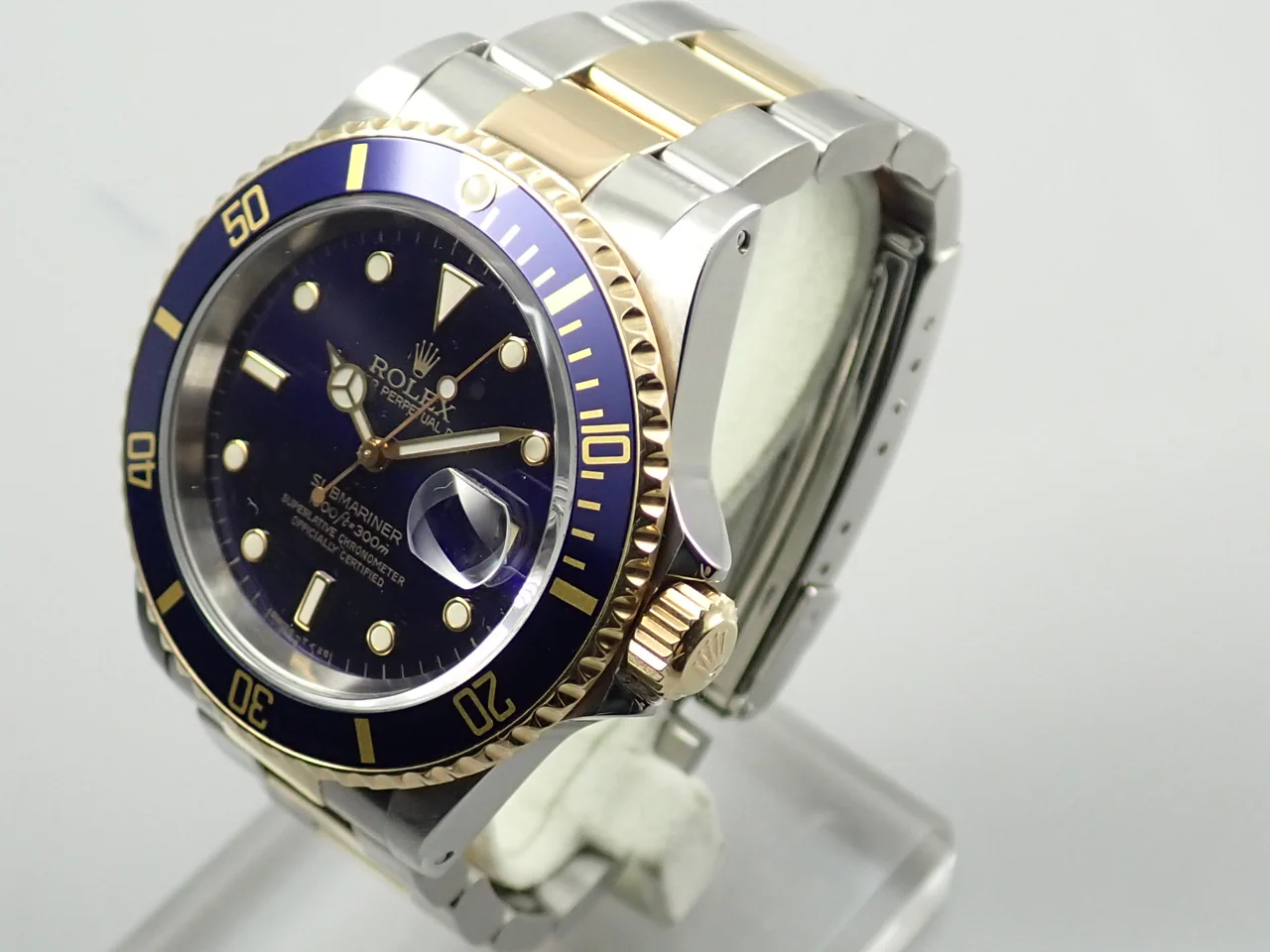 ロレックス サブマリーナー デイト Ref.16613 ステンレススチール/イエローゴールド ブルー文字盤 - Image 4