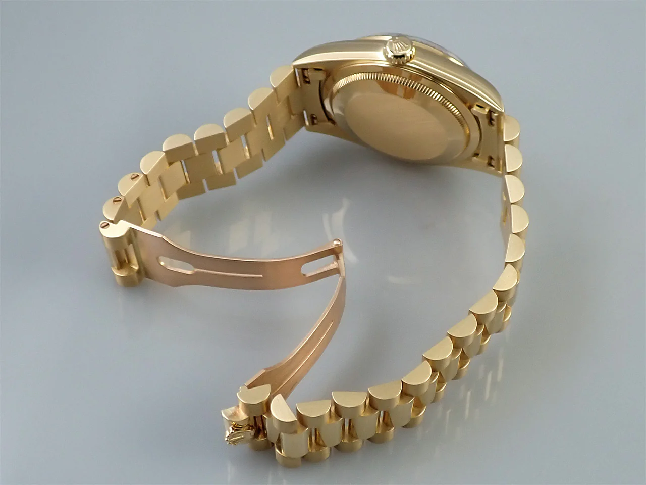 ロレックス デイデイト36 Ref.18238 イエローゴールド オニキス文字盤 - Image 9