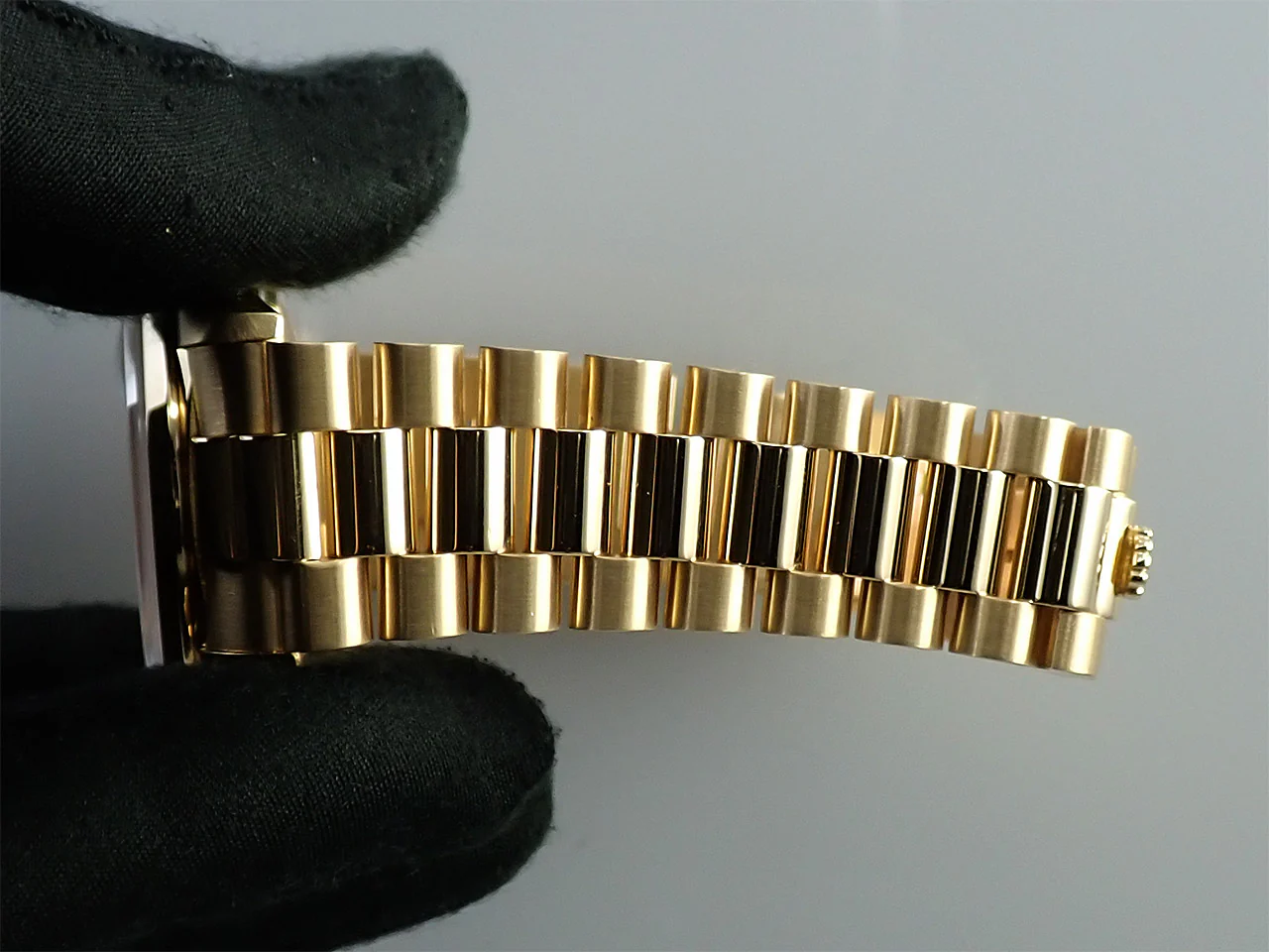 ロレックス デイデイト36 Ref.18208 イエローゴールド アンモナイトx10Pダイヤ文字盤 - Image 10