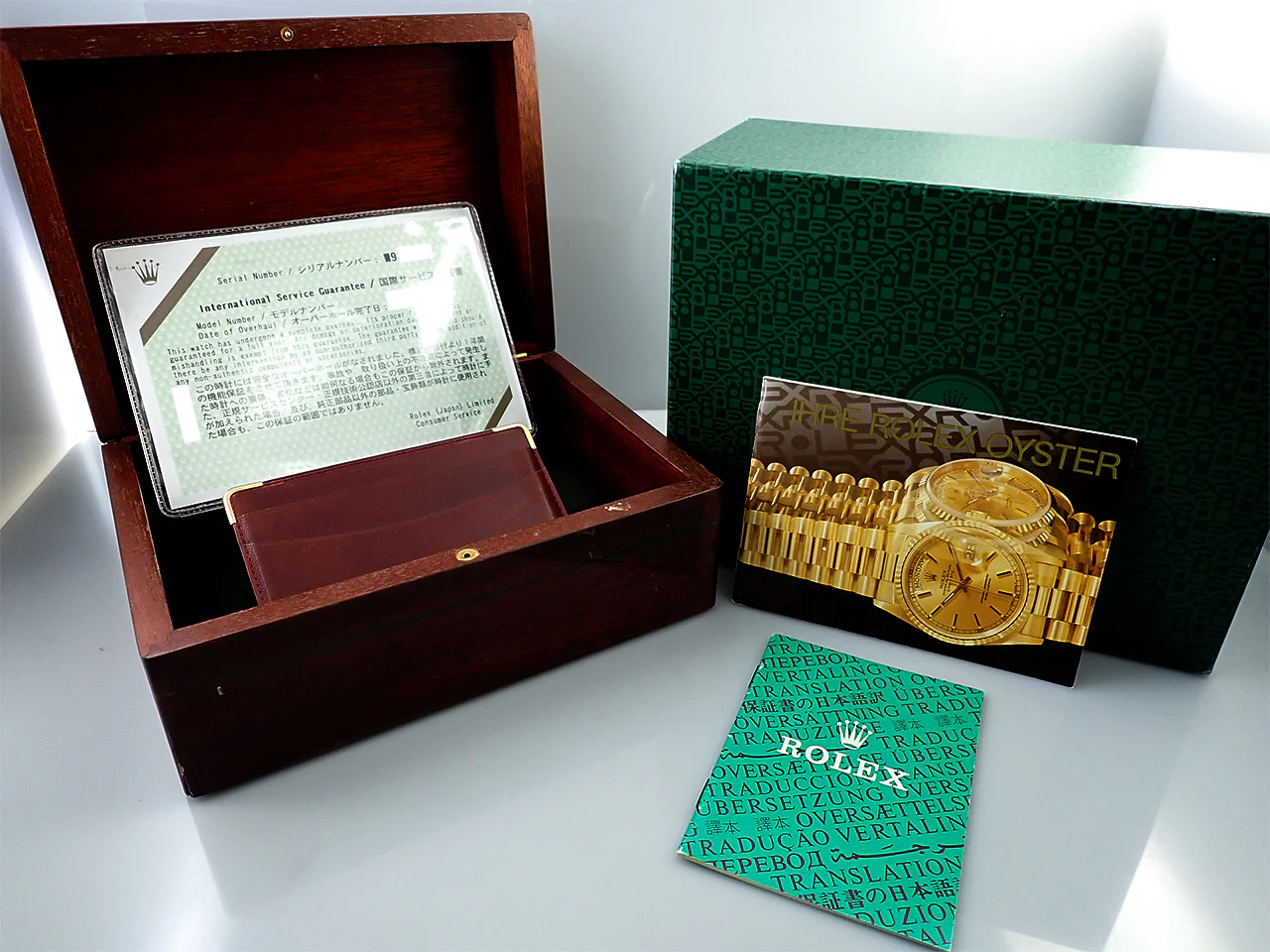 ロレックス デイデイト36 Ref.18208 イエローゴールド アンモナイトx10Pダイヤ文字盤 - Image 11