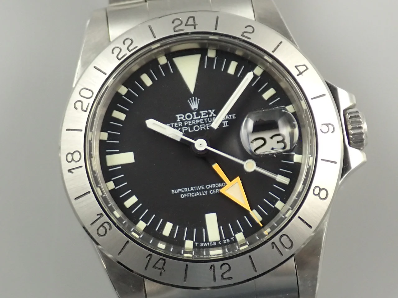 ロレックス エクスプローラーII Ref.1655 ステンレススチール ブラック文字盤 - Image 3