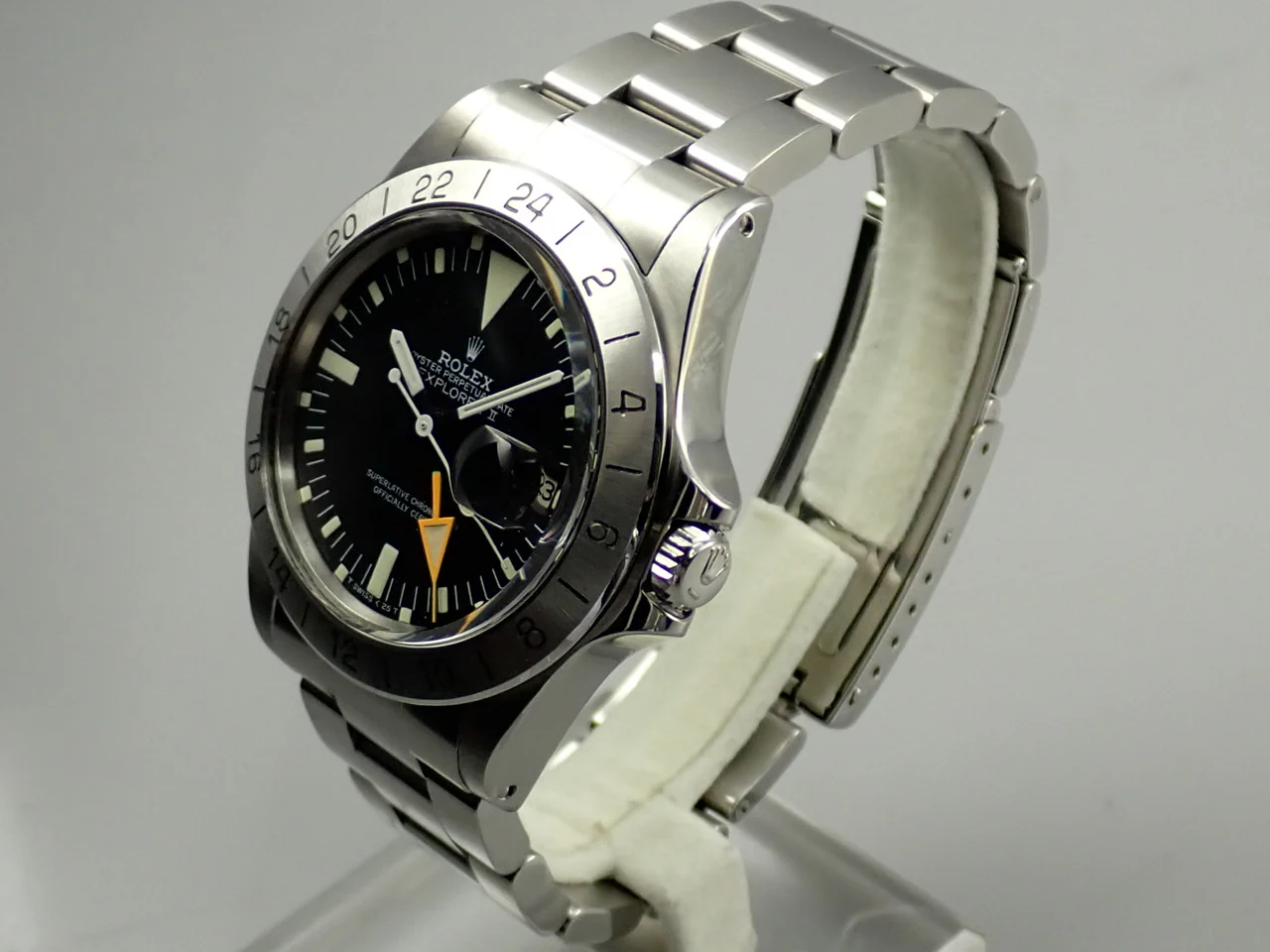 ロレックス エクスプローラーII Ref.1655 ステンレススチール ブラック文字盤 - Image 4