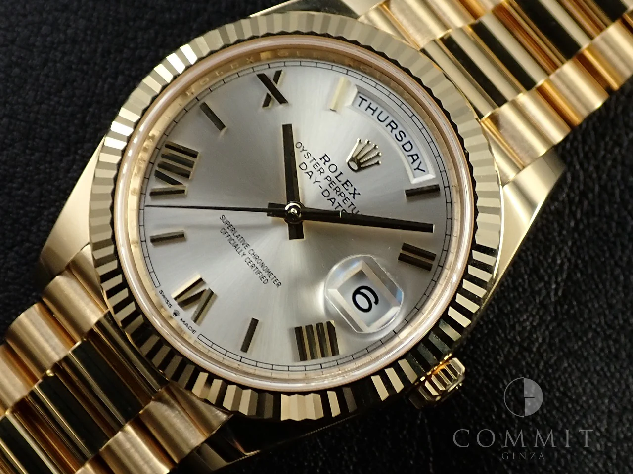 ロレックス デイデイト40 Ref.228238 イエローゴールド シルバー文字盤 - Image 11