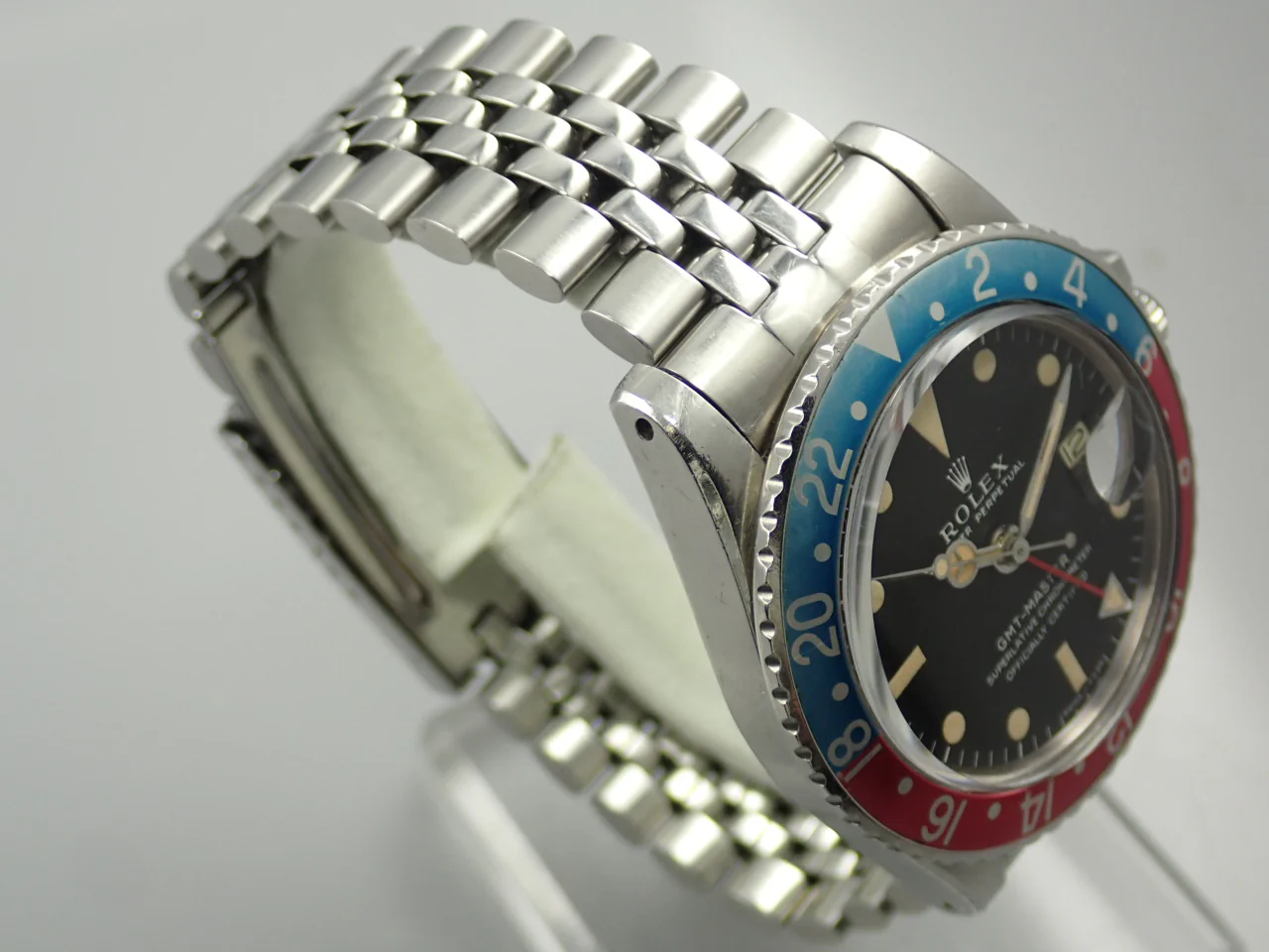 ロレックス GMTマスター Ref.1675 ステンレススチール ブラック文字盤 ジュビリーブレスレット 中古 9PUKCYMF - Image 5