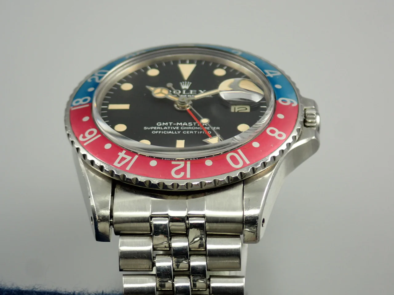 ロレックス GMTマスター Ref.1675 ステンレススチール ブラック文字盤 ジュビリーブレスレット 中古 9PUKCYMF - Image 6