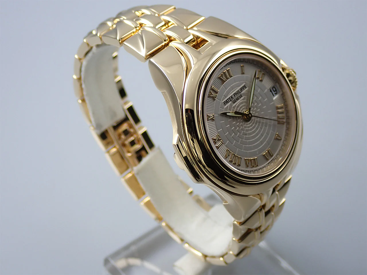 パテックフィリップ スカルプチャー Ref.5091/1J-001 イエローゴールド ホワイト文字盤 - Image 5