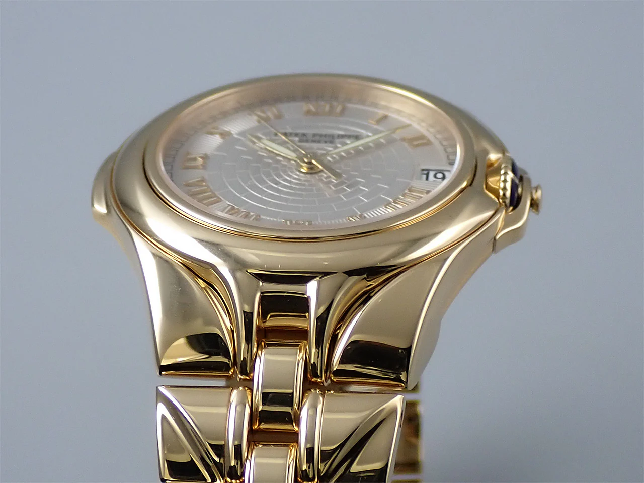 パテックフィリップ スカルプチャー Ref.5091/1J-001 イエローゴールド ホワイト文字盤 - Image 6