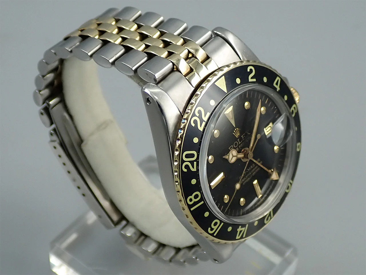 ロレックス GMTマスター Ref.1675/3 ステンレススチール/イエローゴールド ブラック文字盤 ジュビリーブレスレット 中古 9SHJ232J - Image 5