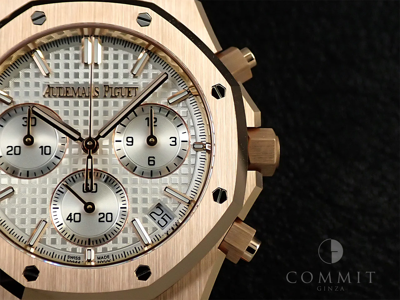 オーデマピゲ ロイヤルオーク クロノグラフ 50周年記念 Ref.26240OR.OO.1320OR.03 ピンクゴールド シルバー文字盤 - Image 9