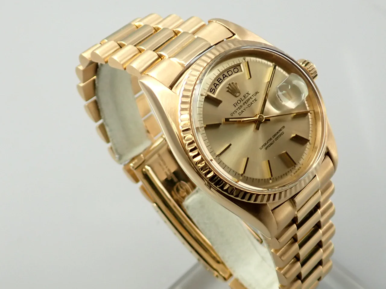 ロレックス デイデイト36 Ref.1803 イエローゴールド シャンパン文字盤 中古 A25UVHHT - Image 5