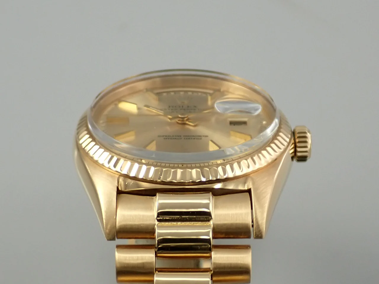 ロレックス デイデイト36 Ref.1803 イエローゴールド シャンパン文字盤 中古 A25UVHHT - Image 6