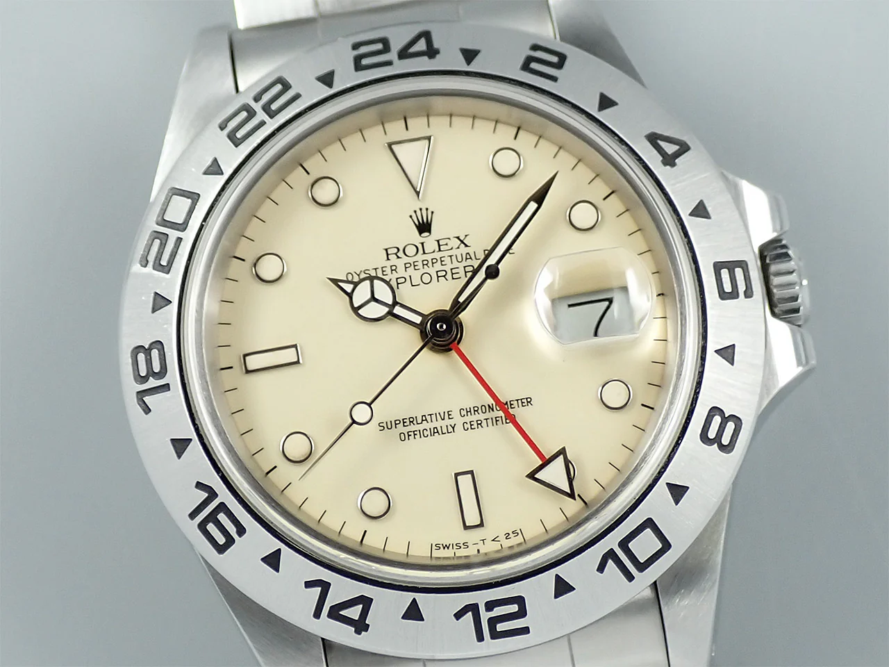 ロレックス エクスプローラーII Ref.16550 ステンレススチール アイボリー文字盤 - Image 3