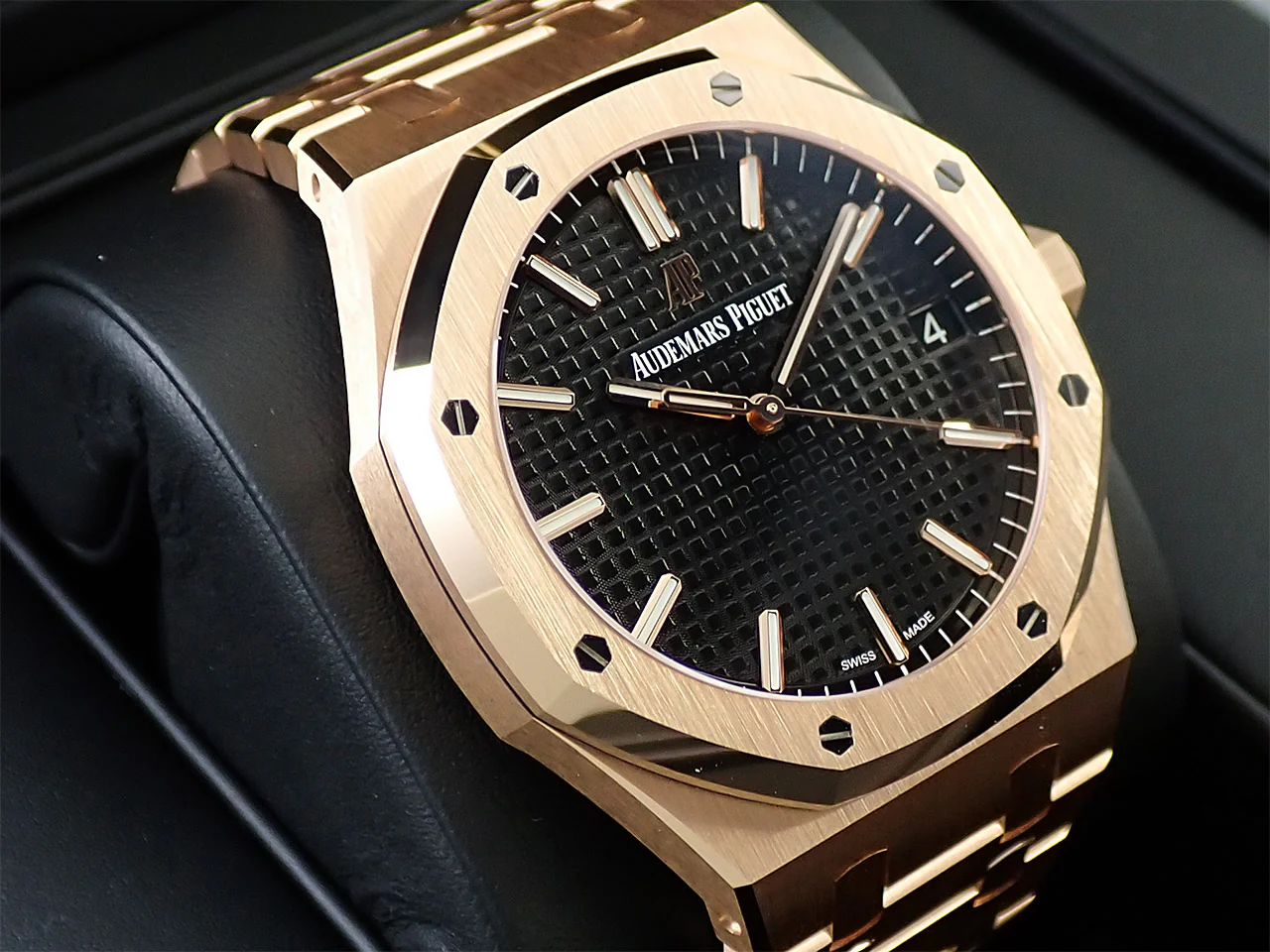 オーデマピゲ ロイヤルオーク Ref.15500OR.OO.1220OR.01 ピンクゴールド ブラック文字盤 - Image 4