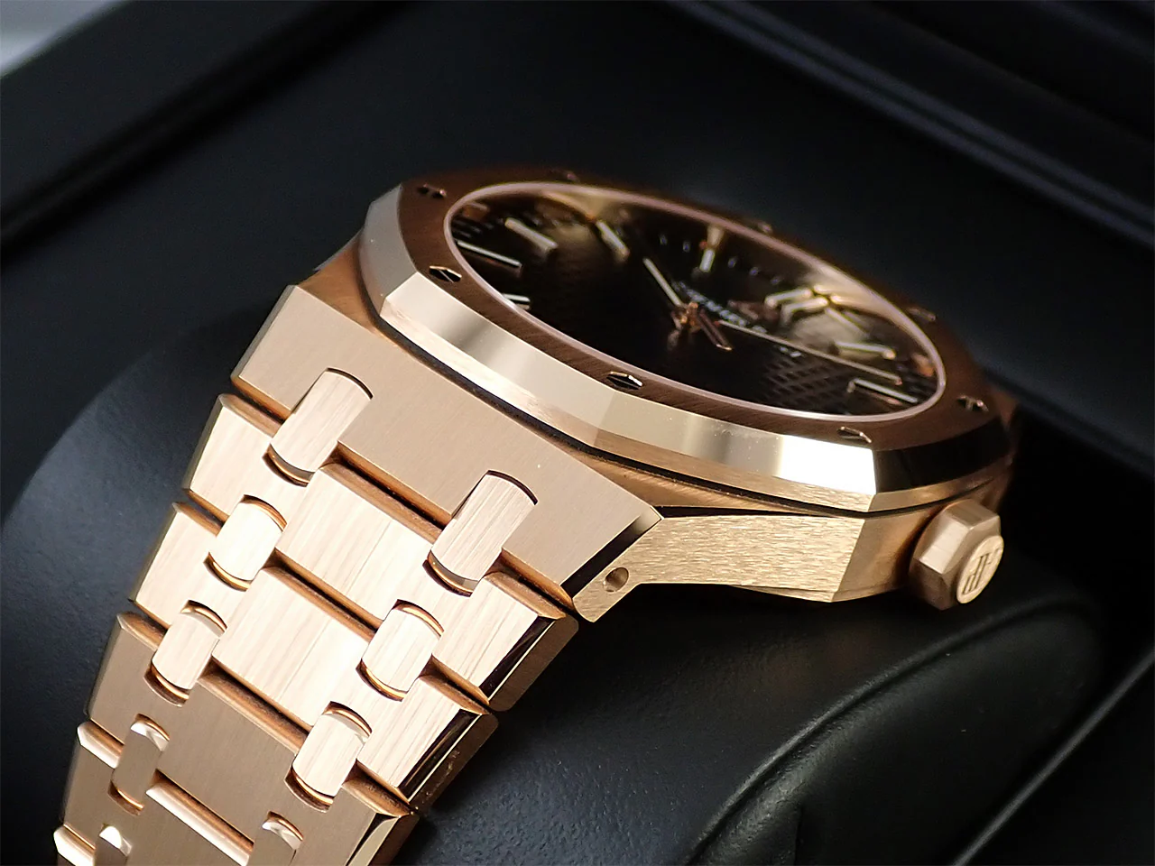 オーデマピゲ ロイヤルオーク Ref.15500OR.OO.1220OR.01 ピンクゴールド ブラック文字盤 - Image 6