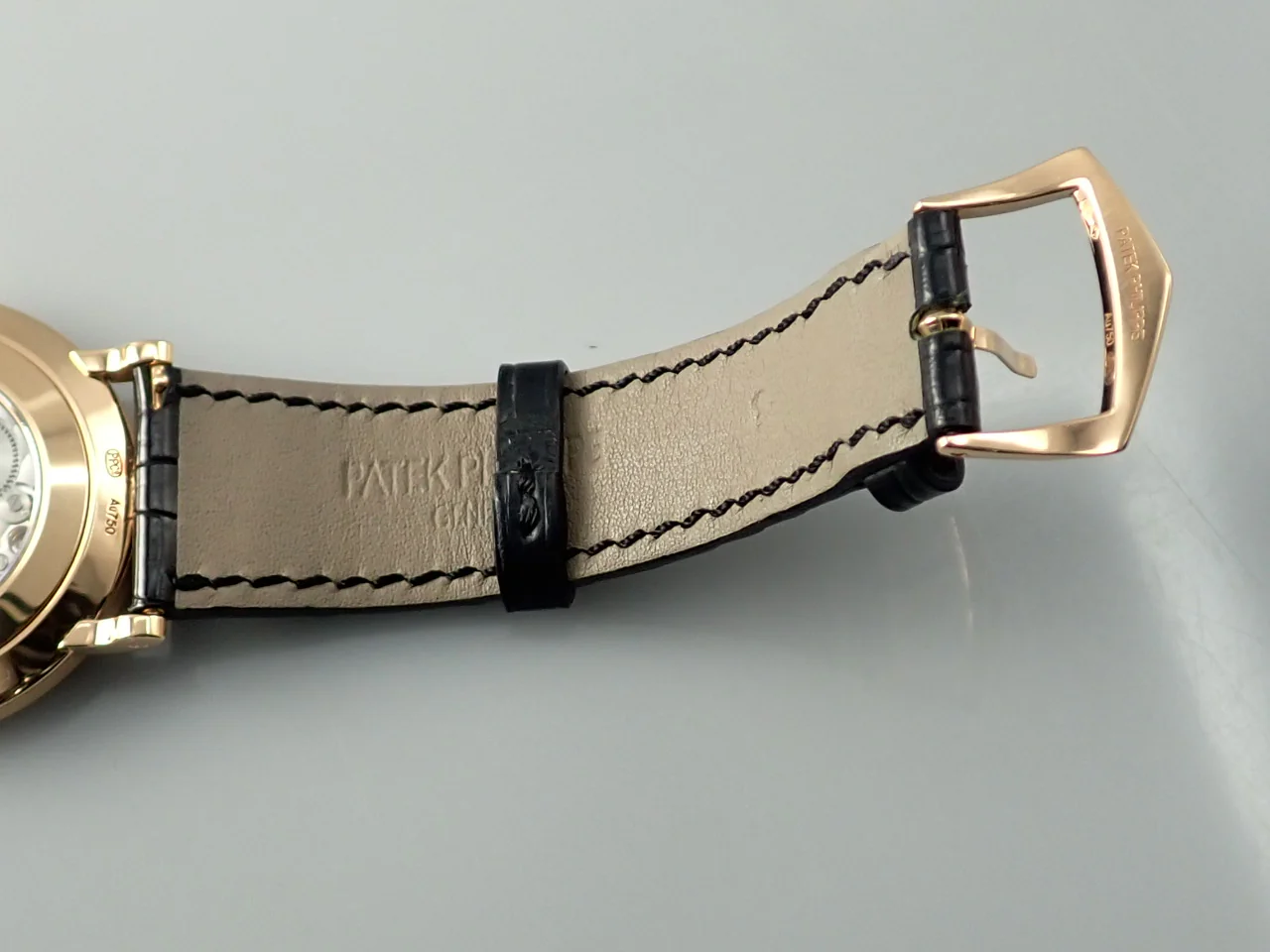 パテックフィリップ カラトラバ Ref.5116R-001 ローズゴールド エナメル文字盤 - Image 11