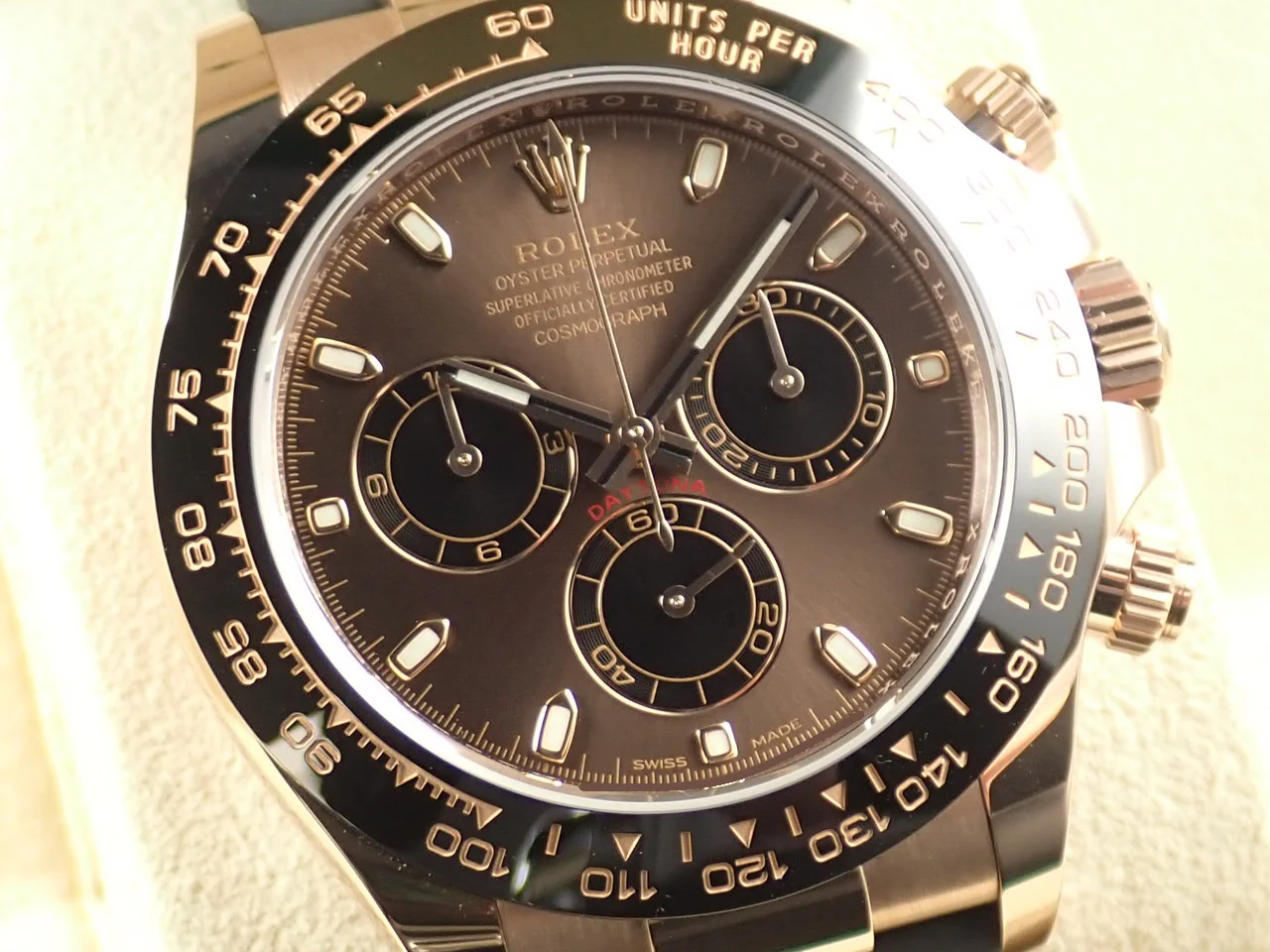 ロレックス デイトナ Ref.116515LN エバーローズゴールド チョコレート/ブラック文字盤 - Image 3