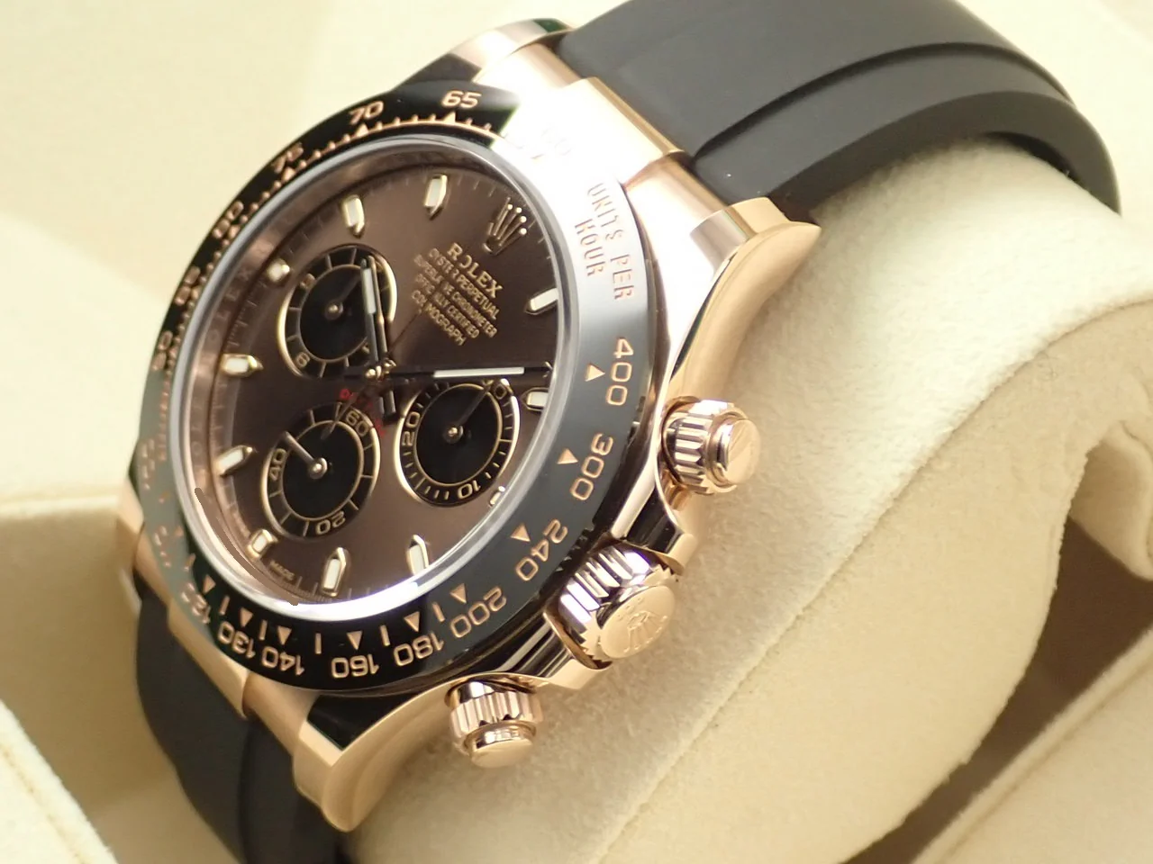 ロレックス デイトナ Ref.116515LN エバーローズゴールド チョコレート/ブラック文字盤 - Image 4