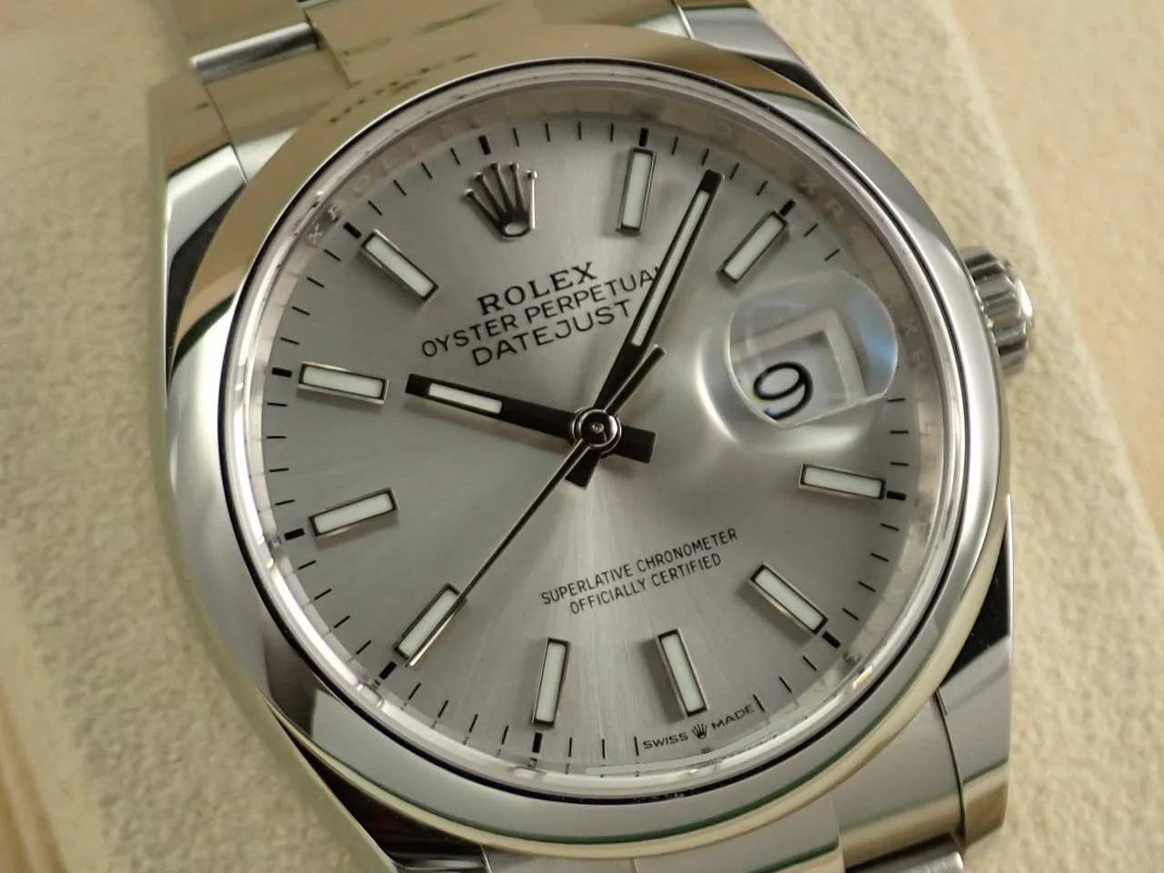 ロレックス デイトジャスト36 Ref.126200 ステンレススチール シルバー文字盤 - Image 3